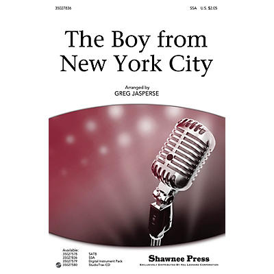 Shawnee Press The Boy from New York City Studiotrax CD by The Manhattan Transfer Arranged by Greg Jasperse