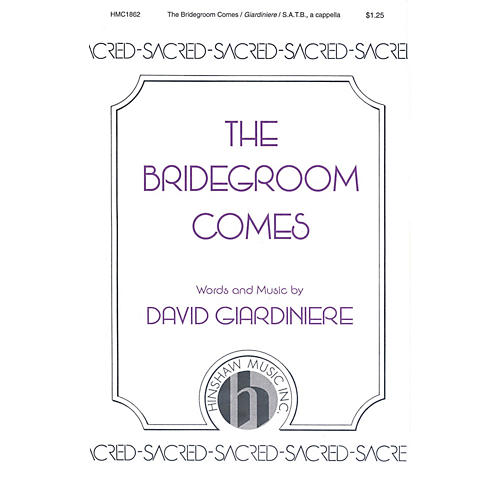 Hinshaw Music The Bridegroom Comes SSAATTBB composed by David Giardiniere