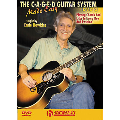 Homespun The C-A-G-E-D Guitar System Made Easy Instructional/Guitar/DVD Series DVD Performed by Ernie Hawkins
