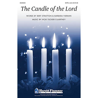 Shawnee Press The Candle of the Lord SATB, VIOLIN composed by Vicki Tucker Courtney