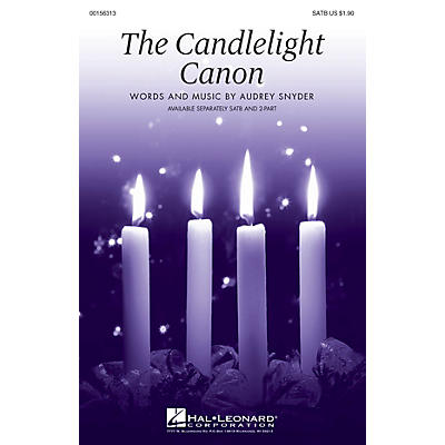 Hal Leonard The Candlelight Canon SATB composed by Audrey Snyder