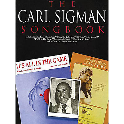 Music Sales The Carl Sigman Songbook Music Sales America Series Softcover