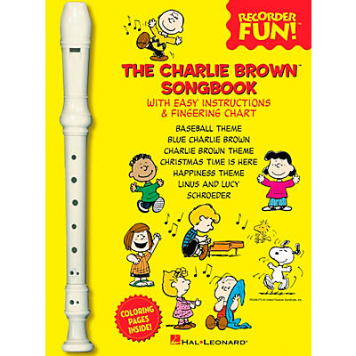 Hal Leonard The Charlie Brown Songbook - Recorder Fun Book/Recorder Pack