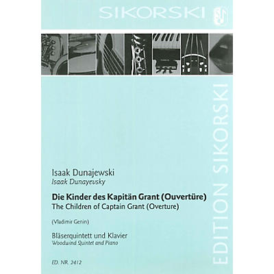 SIKORSKI The Children of Captain Grant (Overture) Woodwind Ensemble Softcover by Dunayevsky Arranged by Genin
