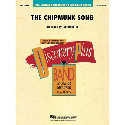 Hal Leonard The Chipmunk Song - Discovery Plus Concert Band Series Level 2 arranged by Ted Ricketts