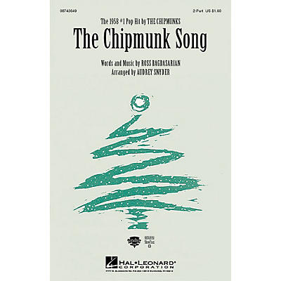 Hal Leonard The Chipmunk Song ShowTrax CD Arranged by Audrey Snyder