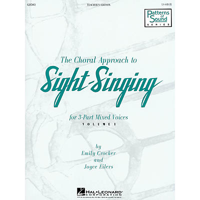 Hal Leonard The Choral Approach to Sight-Singing (Vol. I) TEACHER ED composed by Emily Crocker