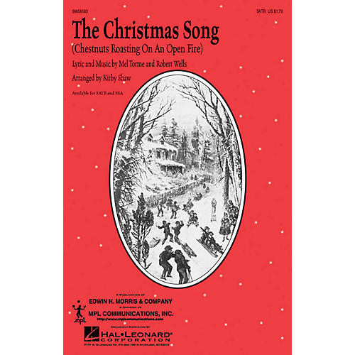 Hal Leonard The Christmas Song (Chestnuts Roasting on an Open Fire) SSA arranged by Kirby Shaw