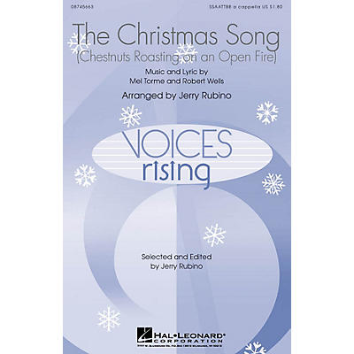 Hal Leonard The Christmas Song (Chestnuts Roasting on an Open Fire) SSAATTBB A Cappella arranged by Jerry Rubino