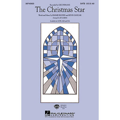 Hal Leonard The Christmas Star SATB by CeCe Winans arranged by Ed Lojeski