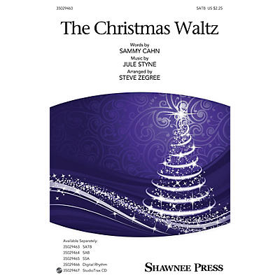 Shawnee Press The Christmas Waltz SATB arranged by Steve Zegree