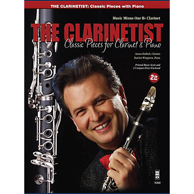 Music Minus One The Clarinetist - Classical Pieces for Clarinet and Piano Music Minus One Series BK/CD