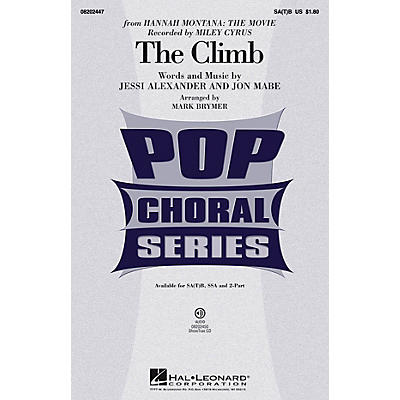 Hal Leonard The Climb SSA by Miley Cyrus Arranged by Mark Brymer