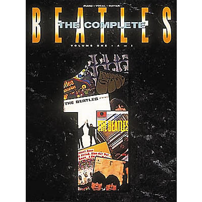 Hal Leonard The Complete Beatles Volume 1 Piano, Vocal, Guitar Songbook