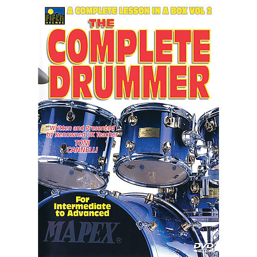 The Complete Drummer Music Sales America Series DVD Written by Toni Cannelli