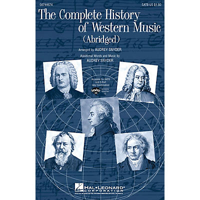 Hal Leonard The Complete History of Western Music (Abridged) ShowTrax CD Arranged by Audrey Snyder