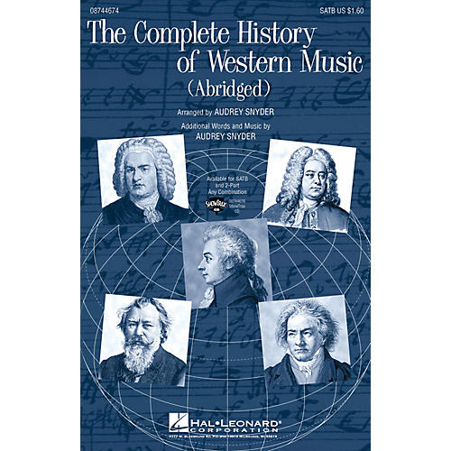 Hal Leonard The Complete History of Western Music (Abridged) ShowTrax CD Arranged by Audrey Snyder