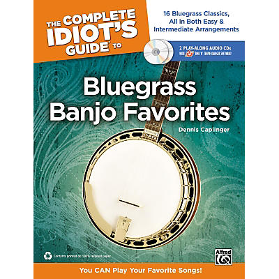 Alfred The Complete Idiot's Guide to Bluegrass Banjo Favorites Book & 2 CDs
