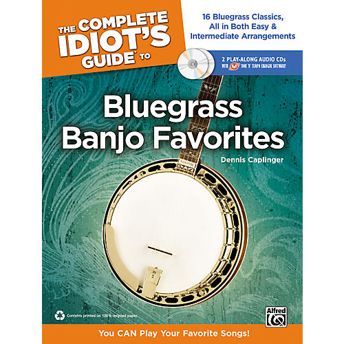Alfred The Complete Idiot's Guide to Bluegrass Banjo Favorites Book & 2 CDs