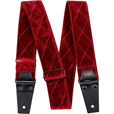 Coffin Case The Count Velvet Guitar Strap -