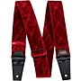 Coffin Case The Count Velvet Guitar Strap Red Velvet