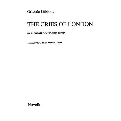 Novello The Cries of London SATTB Composed by Orlando Gibbons