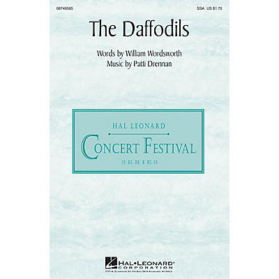 Hal Leonard The Daffodils SSA composed by Patti Drennan