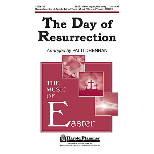 Shawnee Press The Day of Resurrection SATB arranged by Patti Drennan