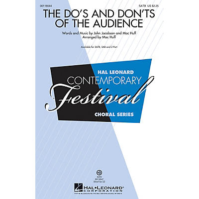 Hal Leonard The Do's and Don'ts of the Audience SAB Arranged by Mac Huff