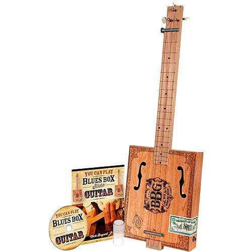 Hinkler The Electric Blues Box Slide Guitar With Guitar Slide, Instruction Book, Audio CD