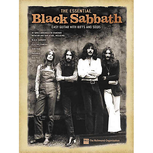 Hal Leonard The Essential Black Sabbath Easy Guitar Tab Songbook