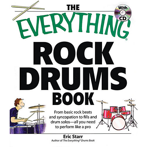 The Everything Rock Drums Book Book Series Softcover with CD Written by Eric Starr