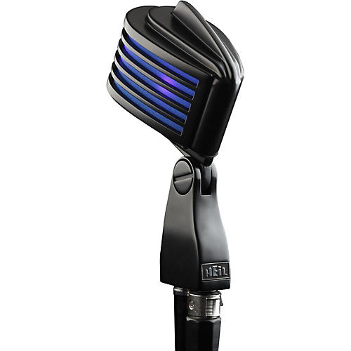 Heil Sound The Fin Dynamic Microphone Satin Black with Blue LED