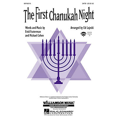 Hal Leonard The First Chanukah Night SATB arranged by Ed Lojeski