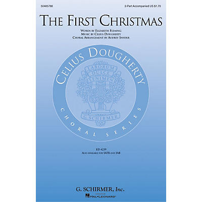 G. Schirmer The First Christmas 2-Part arranged by Audrey Snyder