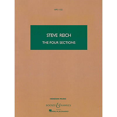 Boosey and Hawkes The Four Sections (Study Score) Boosey & Hawkes Scores/Books Series Composed by Steve Reich