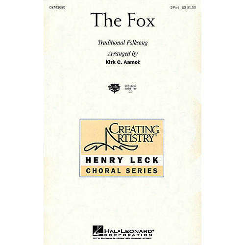 Hal Leonard The Fox 2-Part arranged by Kirk Aamot