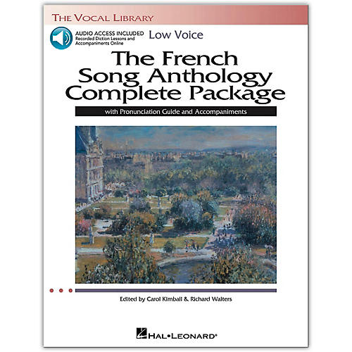 The French Song Anthology Complete Package for Low Voice Book/Online Audio