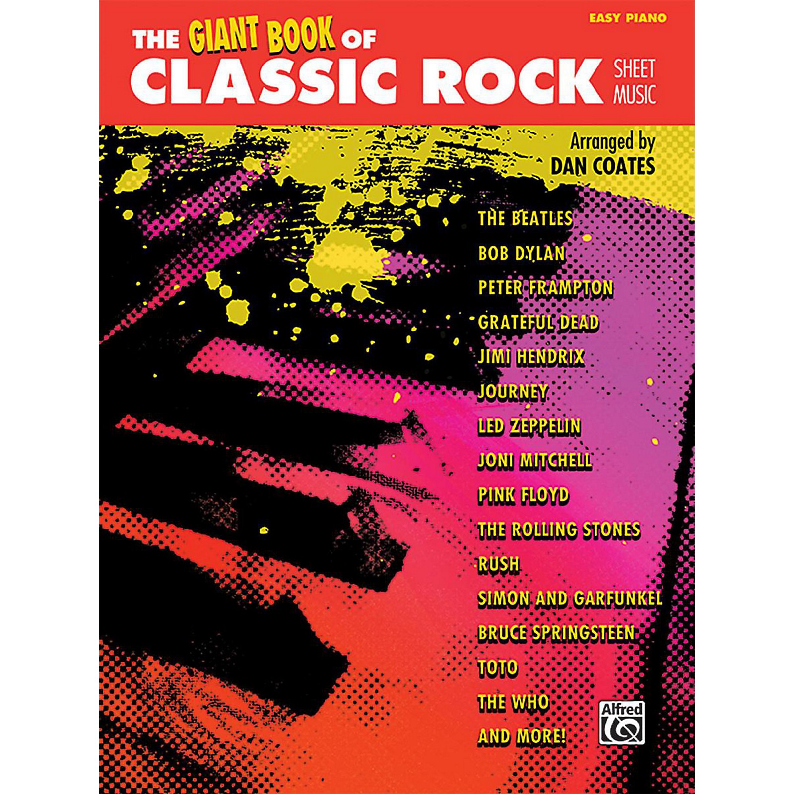 Alfred The Giant Book of Classic Rock Sheet Music Easy Piano Book ...