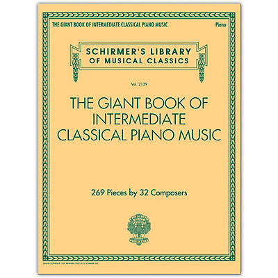 G. Schirmer The Giant Book of Intermediate Classical Piano Music