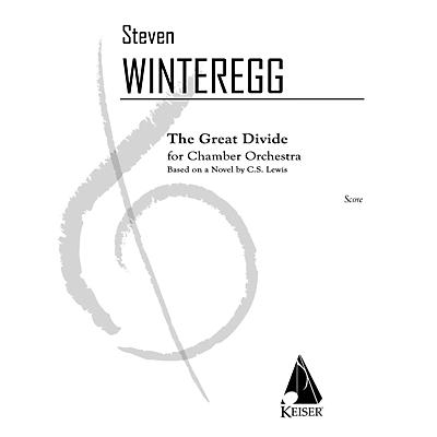 Lauren Keiser Music Publishing The Great Divide for Chamber Orchestra LKM Music Series by Steven Winteregg