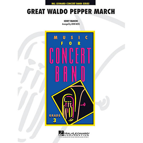 Hal Leonard The Great Waldo Pepper March - Young Concert Band Level 3 by John Moss