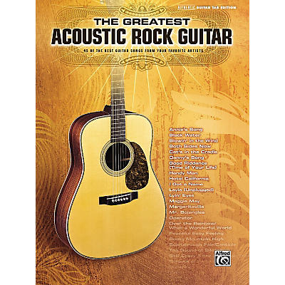Alfred The Greatest Acoustic Rock Guitar Book