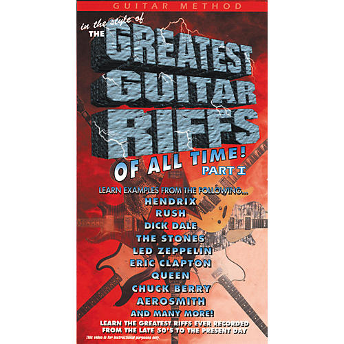 The Greatest Guitar Riffs of All Time VHS