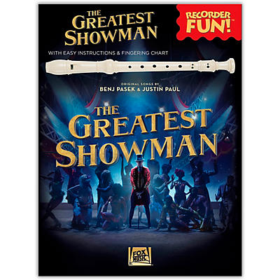 Hal Leonard The Greatest Showman - Recorder Fun! (with Easy Instructions & Fingering Chart) Recorder Songbook