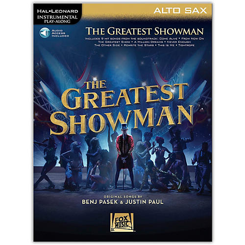 Hal Leonard The Greatest Showman Instrumental Play-Along Series for Alto Sax Book/Online Audio