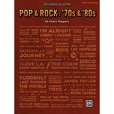 Alfred The Guitar Collection, Pop & Rock: '70s & '80s Guitar TAB Edition Songbook