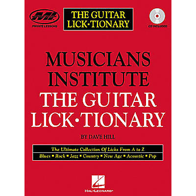 Musicians Institute The Guitar Lick Tionary (Book/CD)
