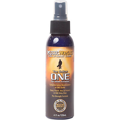 Music Nomad The Guitar ONE for Gloss Finishes All-in-One Cleaner, Wax, Polish - 4 oz.