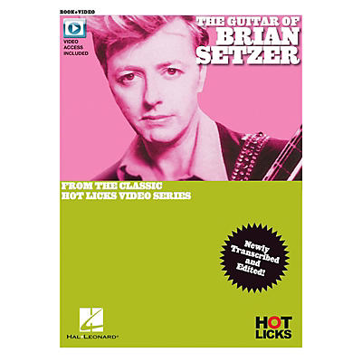 Hal Leonard The Guitar of Brian Setzer From the Classic Hot Licks Video Series Book/Video Online